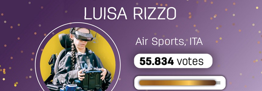 Luisa Rizzo nummer 2 i afstemningen om World Games Atlete of the Year 2023